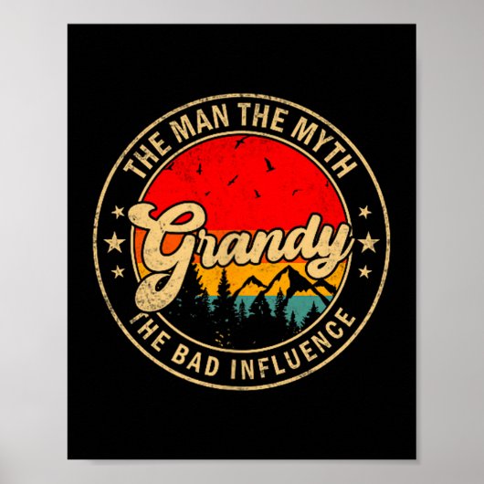 De Grandy Mythe Slechte Invloed Vintage Poster (Voorkant)