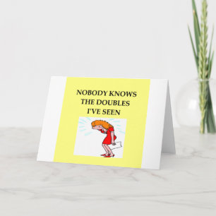 de grap van de brugspeler kaart