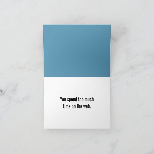 de grap van de papaspin kaart (Binnen)