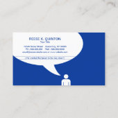 de grap van het lerarenlesplan (kleur klantgericht visitekaartje (Achterkant)