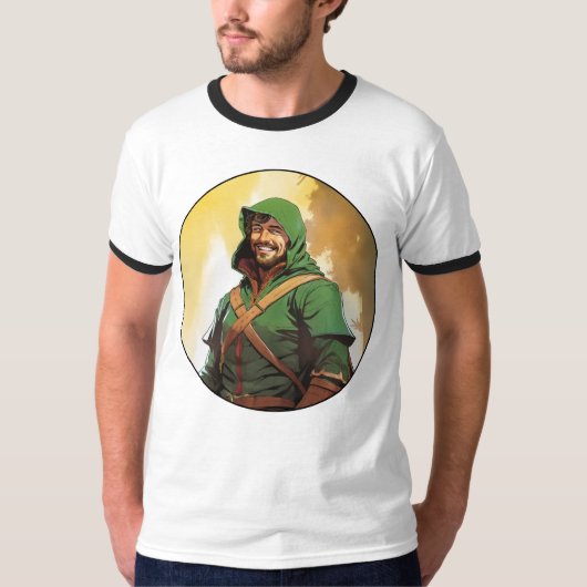 De grap van Robin Hood en Little John T-shirt (Voorkant)