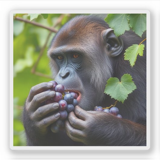 De "GrAPE" Sticker (Voorkant)