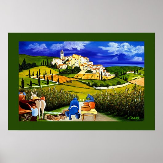 DE GRAPEN HARVESTEN POSTER (Voorkant)