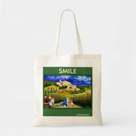 DE GRAPEN HARVESTEN TOTE BAG (Voorkant)