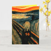 De grappige 16de Giften van de Verjaardag! Kaart (Gele Bloem)