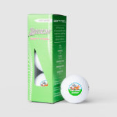 De grappige aangepaste Golfbal van de 'Worm Burner Golfballen (Verpakking)