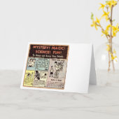 De grappige Advertentie van het Boek - Wenskaart Kaart (Gele Bloem)