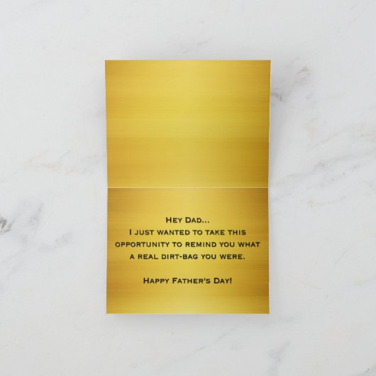 De grappige Alternatieve Slechte Kaart van de Papa (Binnen)