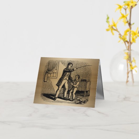 De grappige Alternatieve Slechte Kaart van de Papa (Gele Bloem)