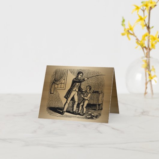 De grappige Alternatieve Slechte Kaart van de Papa (Gele Bloem)