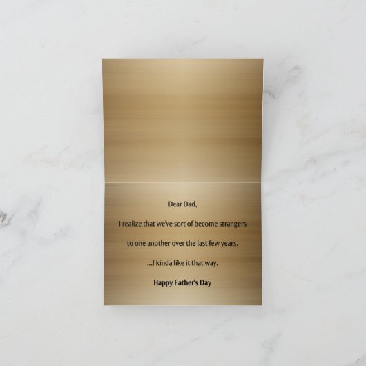 De grappige Alternatieve Slechte Kaart van de Papa (Binnen)