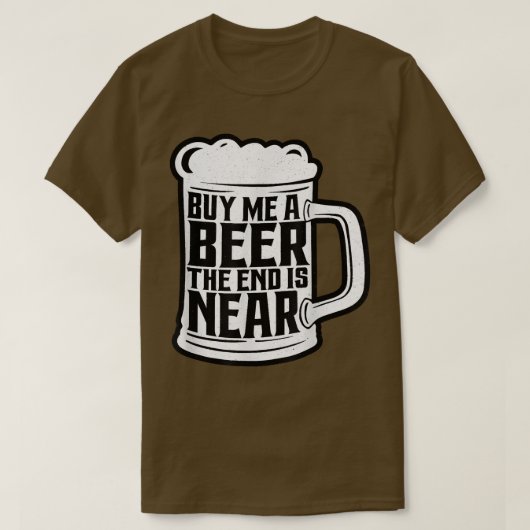 De grappige bachelor-partij koopt me een bier die  t-shirt (Design voorkant)