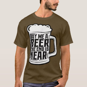 De grappige bachelor-partij koopt me een bier die t-shirt
