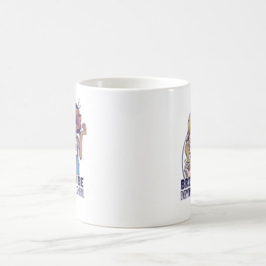 De grappige bride dat alles onder controle is koffiemok (Center)