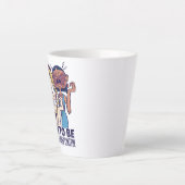 De grappige bride dat alles onder controle is latte mok (Voorkant)