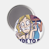 De grappige bride dat alles onder controle is magneet (Voorkant / Achterkant)