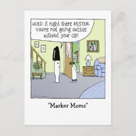 De Grappige Cartoon van de teller "van de Mamma's" Briefkaart