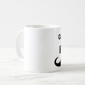De grappige CHEF- Mokken van de Koffie, Snor (Voorkant links)