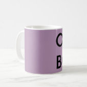 De grappige Chef- Mokken van de Koffie, VOEREN uit (Voorkant links)