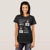 De grappige Code van de Programmer werkt waarom he T-shirt (Voorkant volledig)