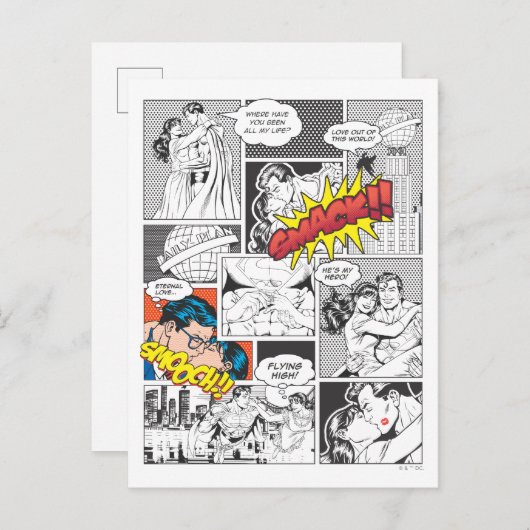 De Grappige Dia's van de liefde Briefkaart (Voorkant / Achterkant)