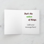 De grappige Dierlijke Kaart van de Woordspeling, (Binnen)