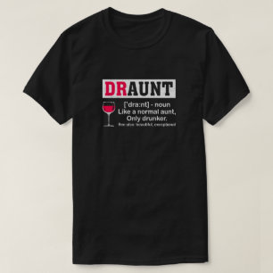 De grappige Drinke Minnaar van de Wijn van de T-shirt