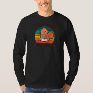 De grappige eekhoorntjes maken me blij met dierlij t-shirt