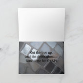 De grappige Engelse Kerstkaarten van de Buldog! Feestdagen Kaart (Binnen)