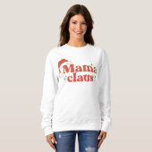 De grappige familie mama claus sweatshirt (Voorkant volledig)