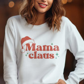 De grappige familie mama claus sweatshirt