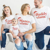 De grappige familie Mama Claus T-shirt