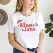 De grappige familie Mama Claus T-shirt