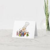 De grappige Franse Chef-kok van de Cartoon Kaart (Voorkant)