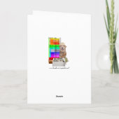 De grappige Gediplomeerde van de Geologie van het Kaart (Achterkant)