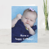 De grappige Gelukkige Kaart van de Verjaardag (Voorkant)