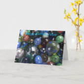 De grappige Gelukkige Verjaardag Mum marmert Kaart (Gele Bloem)