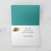 De grappige Gerimpelde Verjaardag van de Oude dag Kaart (Binnen)