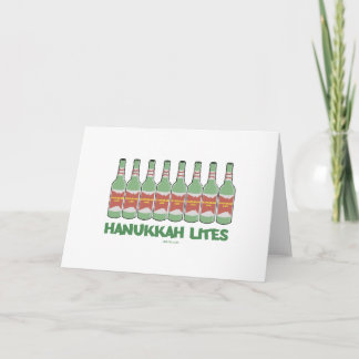 DE GRAPPIGE GIFTEN VAN DE CHANOEKA LITES VAN DE FEESTDAGEN KAART