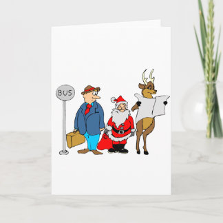 De grappige Giften van Kerstmis Feestdagen Kaart