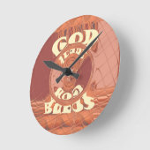 De grappige God zegent u Gouden Kenia Hakuna Ronde Klok (Hoek)