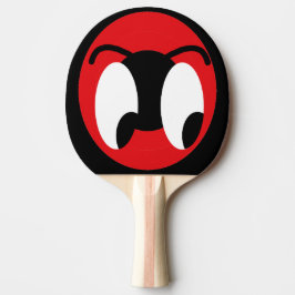 De grappige Grappige Lach CricketDiane van de Ogen Tafeltennisbatje