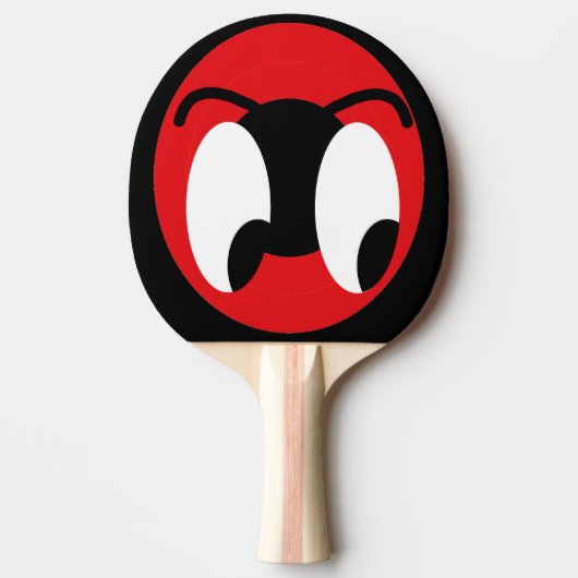 De grappige Grappige Lach CricketDiane van de Ogen Tafeltennisbatje (Voorkant)