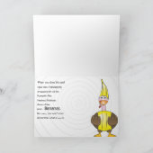 De grappige Groet van de Thanksgiving Feestdagen Kaart (Binnen)