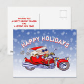 De grappige Groeten van de Vakantie van de Feestdagenkaart (Voorkant / Achterkant)