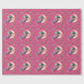 De grappige Halloween Witch, Halloween Witch, Cadeaupapier (Vlak)