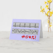 De grappige HartGiften van de Strook van het Ritme Kaart (Gele Bloem)