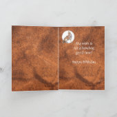 De grappige het Huilen Verjaardag van de Coyote Kaart (Binnen)