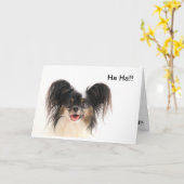 De grappige Hond, Ha Ha, u is de Oude Kaart van de (Gele Bloem)