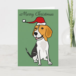 De grappige Hond van de Brak in het Art. van Feestdagen Kaart